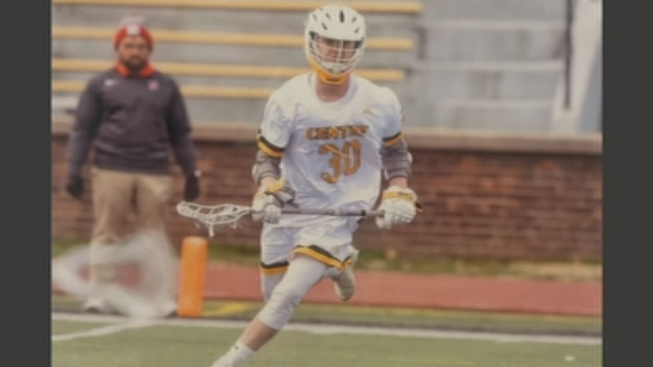 Britt O'Brien plays LaCrosse at Centre College